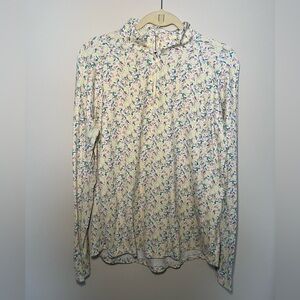 Walter Hagen UV protection 1/4 zip shirt size L Golf Athletic quarter ditzy